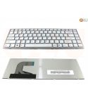 Sony Vaio VPC-S series laptop toetsenbord, US - wit - zilver frame