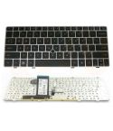 HP Elitebook 2560p series laptop toetsenbord, US - zwart - met pointer - zilver frame
