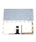 Sony Vaio SVE14 Series laptop toetsenbord, US - wit- met licht