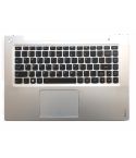 Lenovo IdeaPad U430 series laptop top case , US - zilver - toetsenbord met licht