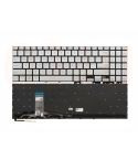 Asus Vivobook ASUS X1603Z X1603ZA X1605V M1603Q M1503Q M1502 M1502Z US toetsenbord - licht - zilver
