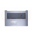 Lenovo Ideapad L340-17API L340-17IWL top case toetsenbord US - zilver - 5CB0S17185 - licht