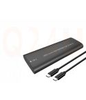 M.2 NVMe & NGFF SSD behuizing USB 3.1 type-C - type A - C