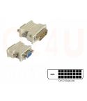 DVI-D dual link - VGA adapter, 24 + 1 pin