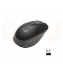 Logitech M190 Full-Size draadloos 1000dpi 3 knops muis - grijs-zwart