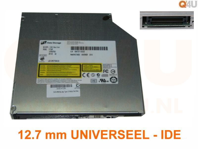 Universele DVD-RW Drive 12.7 mm IDE, gebruikt