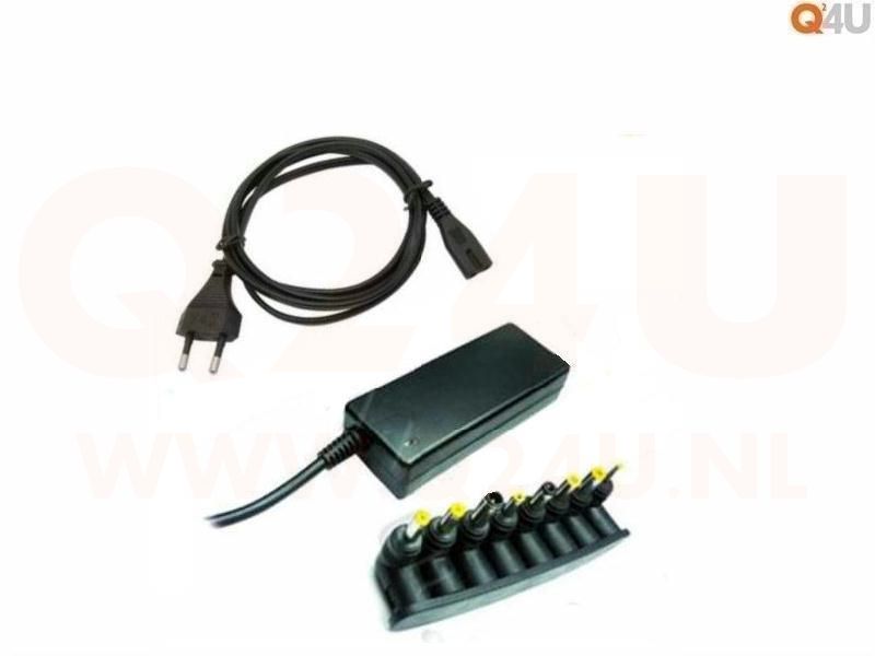 Q24U - OEM, universele laptop oplader max 40 watt (8x connector)