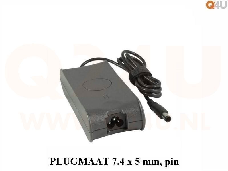 Q24U - OEM, Dell laptop oplader 19.5v, 3.34a - 7.4 x 5.0 mm met pin