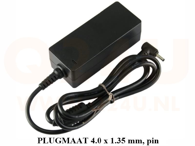 Q24U - OEM, Asus laptop oplader 19v, 3.42a - 4.0 x 1.35 mm