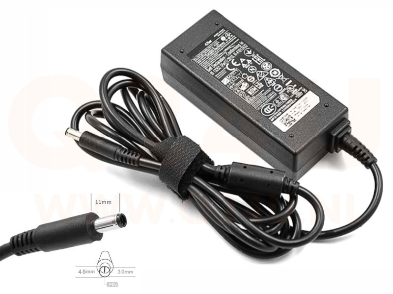 Dell laptop oplader 19.5v, 2.31a - 4.5 x 3.3 mm met pin - 03RG0T - origineel
