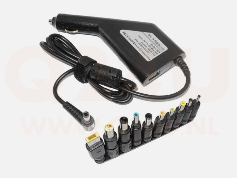 12 volt auto oplader - universeel - 19v 3.42a 65 watt