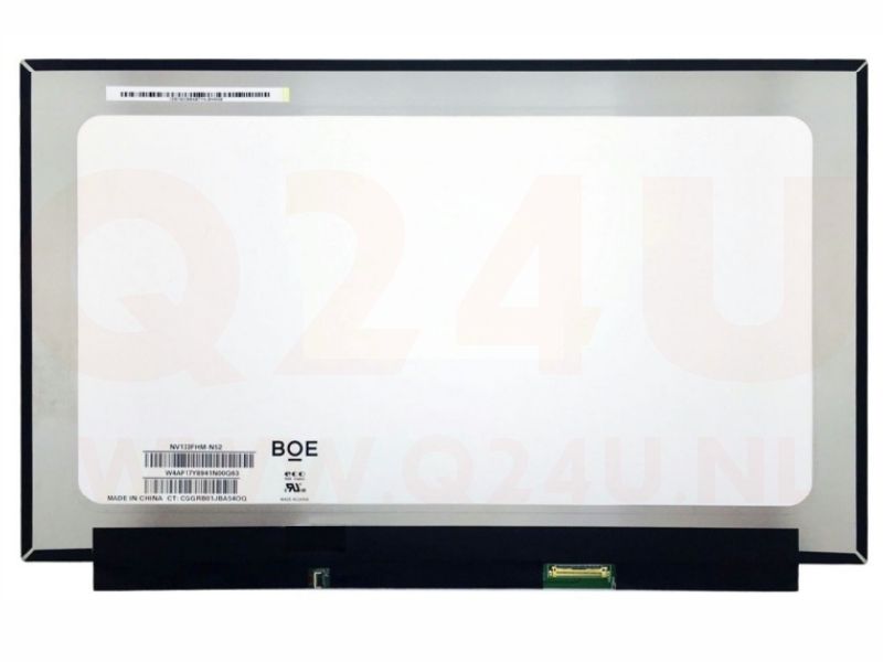 13.3 inch laptop scherm 1920 x 1080, NV133FHM-N52, IPS glans