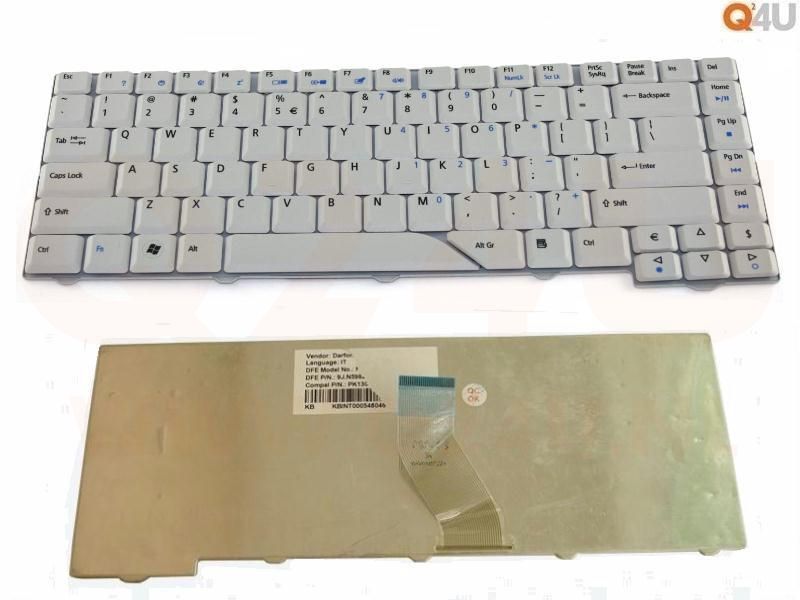 Acer Aspire 5920 5720 5315 5520 5715 5710 4520 4920 4310 4510 series laptop toetsenbord, US - wit