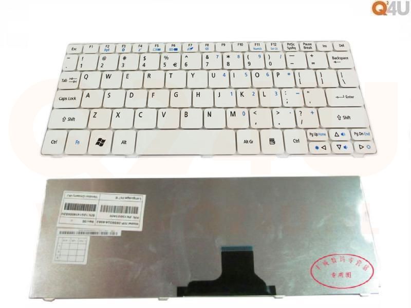 Acer Aspire 1420 1810 1820 series toetsenbord, US - wit