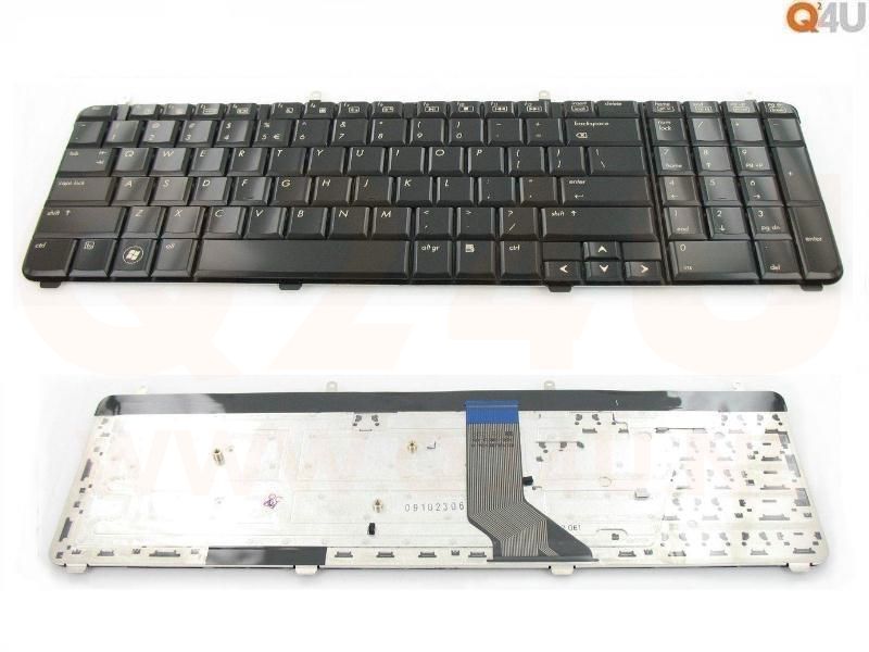 HP Pavilion DV7-1000 DV7-2000 DV7-3000 serie toetsenbord, US - zwart
