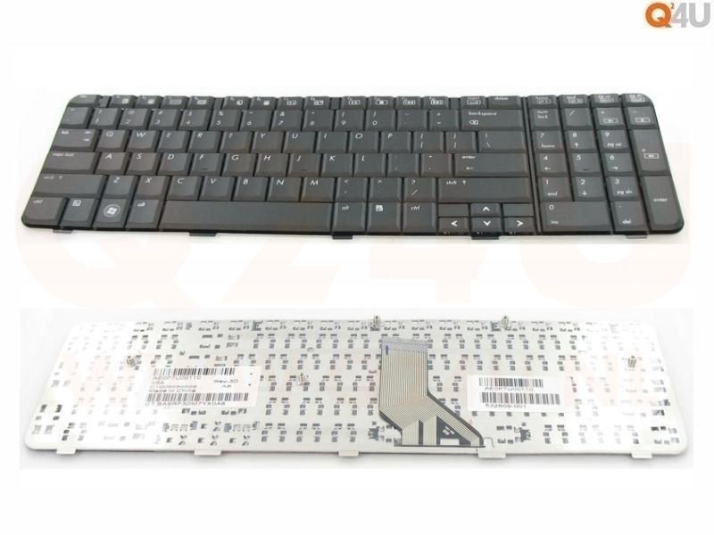 Compaq Presario CQ71 series HP G71 series laptop toetsenbord, US - zwart
