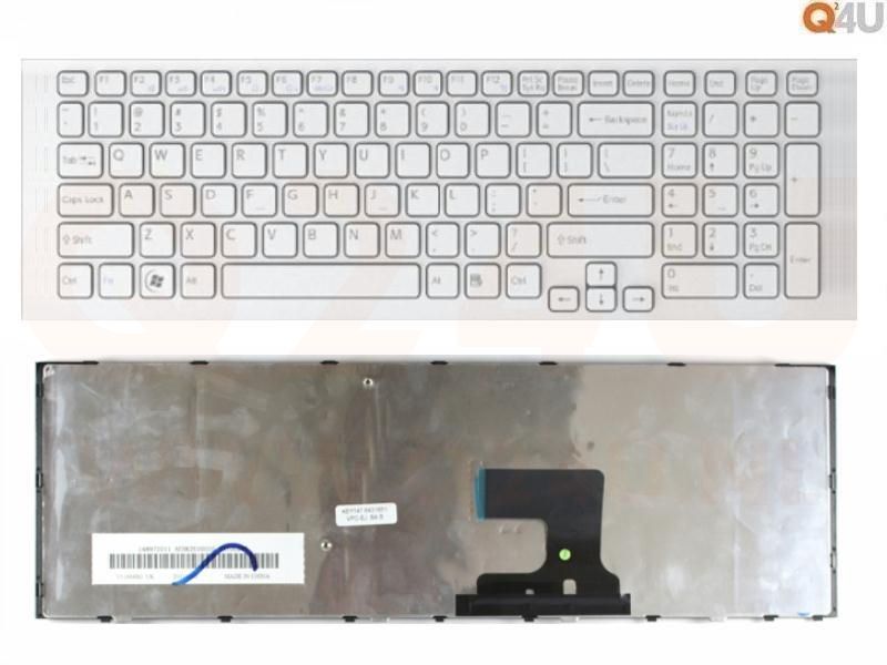 Sony Vaio VPC-EJ series laptop toetsenbord, US - wit