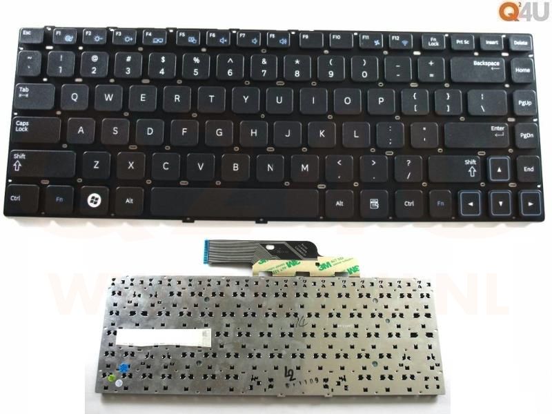 Samsung NP300 series laptop toetsenbord, US - zwart