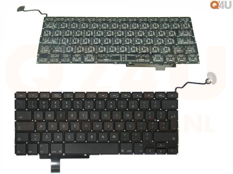 Apple MacBook Pro A1297 series laptop toetsenbord, NL - UK - zwart