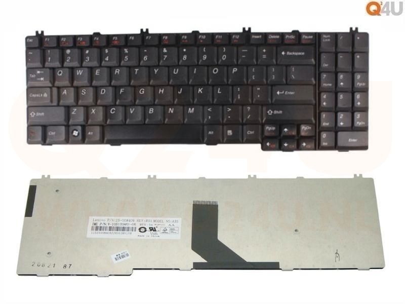 Lenovo G550 series laptop toetsenbord, US - zwart