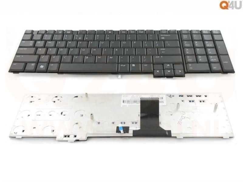 HP EliteBook 8730w EliteBook laptop toetsenbord, US - zwart - met pointer