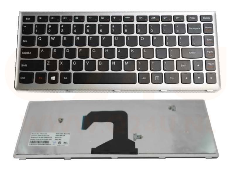 Lenovo IdeaPad U410 laptop toetsenbord, US - zwart