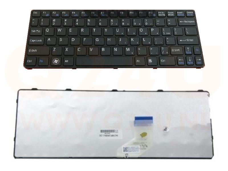 Sony SVE11 series laptop toetsenbord, US - zwart