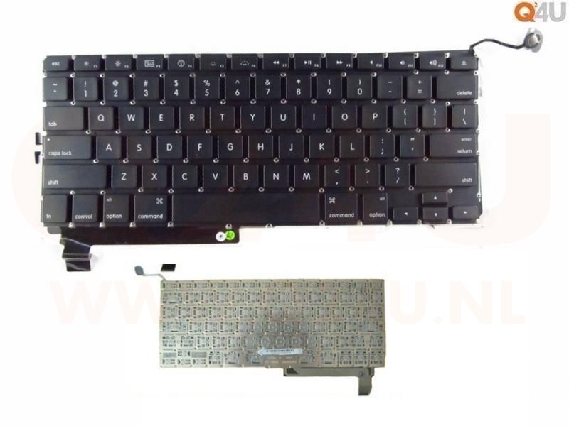 Apple MacBook Pro A1278 series toetsenbord, US - zwart