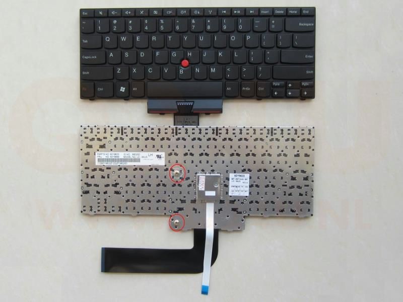 Lenovo ThinkPad Edge 15 series laptop toetsenbord, US - zwart - zonder licht