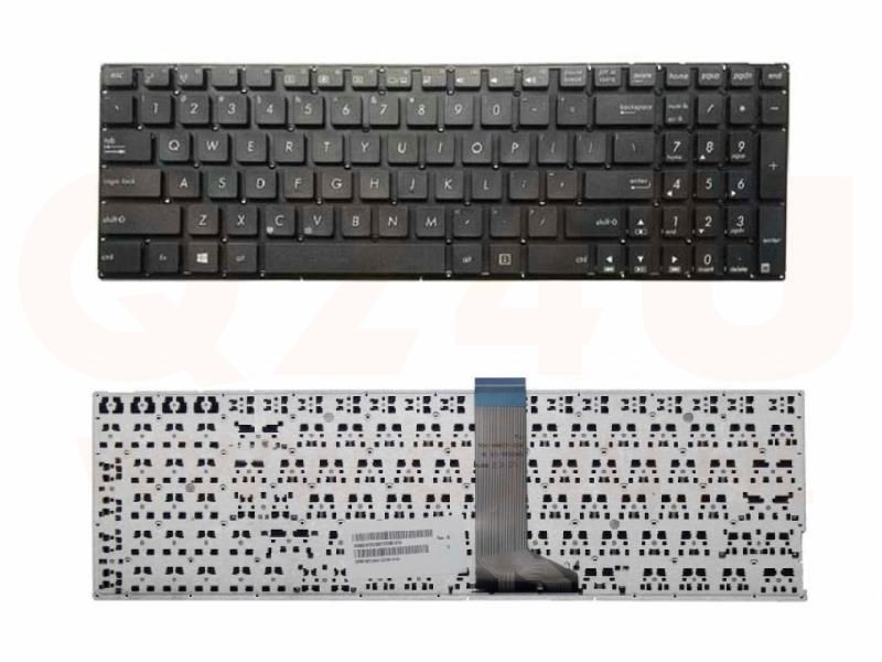 Asus R500 X500 series UX510UW laptop toetsenbord, US - zwart - zonder licht - gebruikt