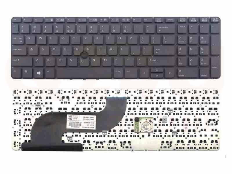 HP Probook 650 655 G1 series laptop toetsenbord, US - zwart - met pointer en zonder frame