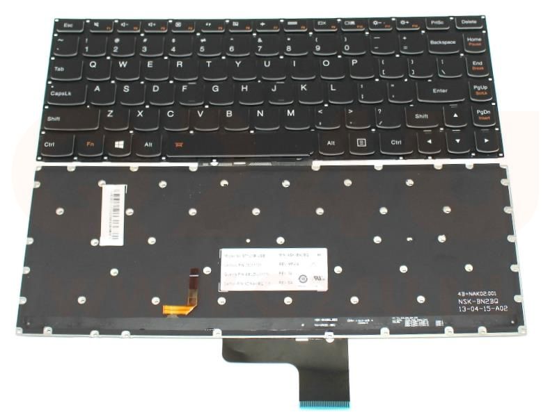 Lenovo ThinkPad Yoga 12 Series laptop toetsenbord, US - zwart - met licht