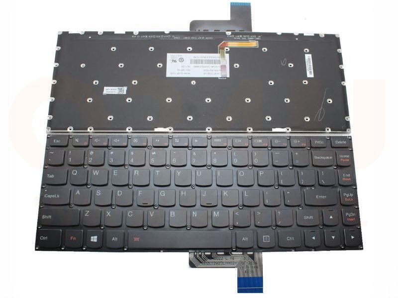 Lenovo Yoga 2-13 3-14 Series laptop toetsenbord, US - zwart - met licht