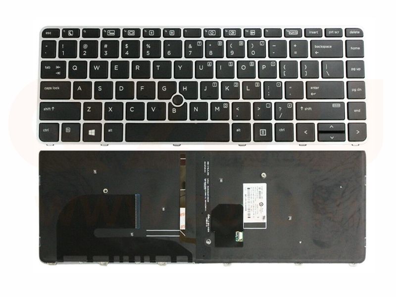 HP Elitebook 745 840 848 G3 745 848 G4 laptop toetsenbord, US - zwart - met licht