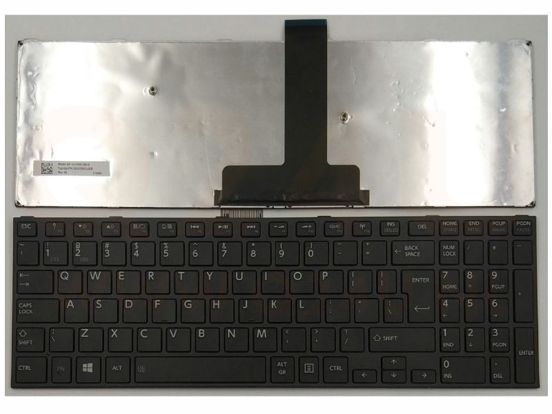 Toshiba Tecra A50-C R50-C laptop toetsenbord, US - zwart - zonder licht