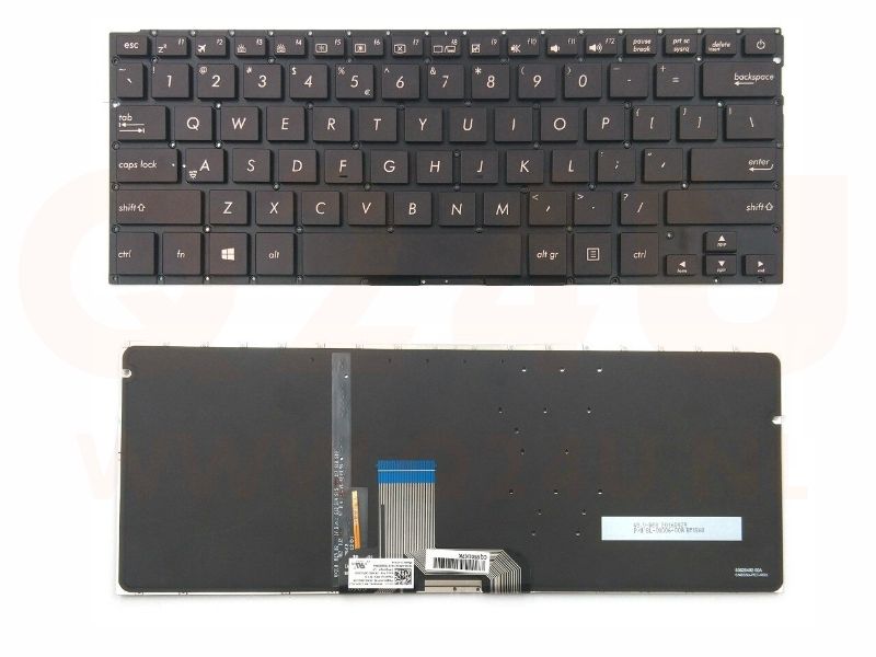 Asus U4000 RX310 UX310 series laptop toetsenbord, US - zwart - met licht