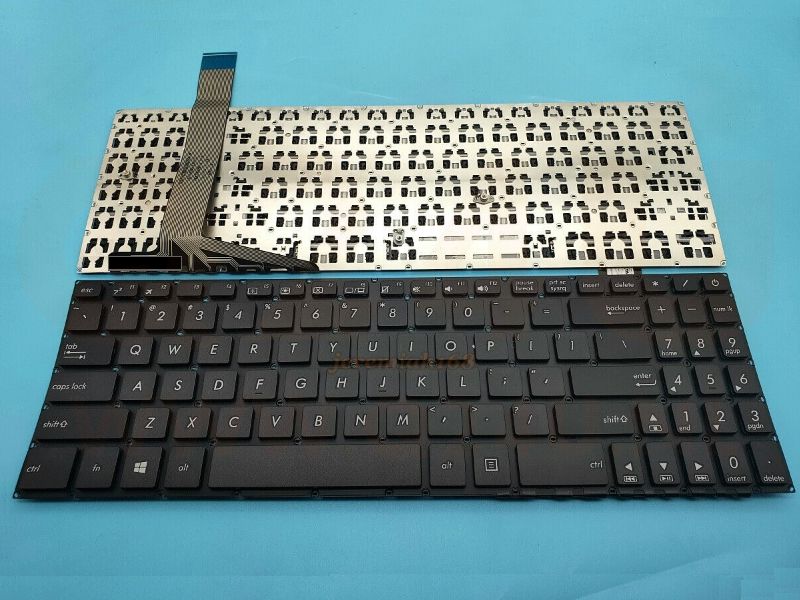 Asus VivoBook 15 X570 K570 M570 series laptop toetsenbord, US - zwart