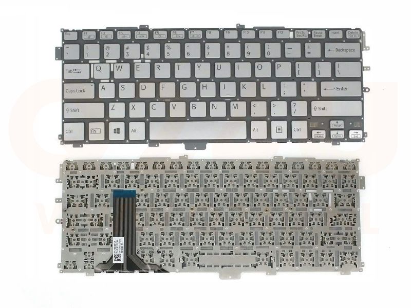 Sony VAIO Pro 13 SVP13 series laptop toetsenbord, US - zilver