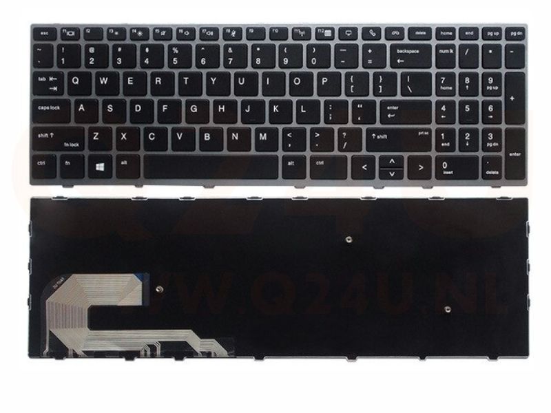 Hp Elitebook 855 850 755 750 G5 series laptop toetsenbord, US - zwart - zonder licht