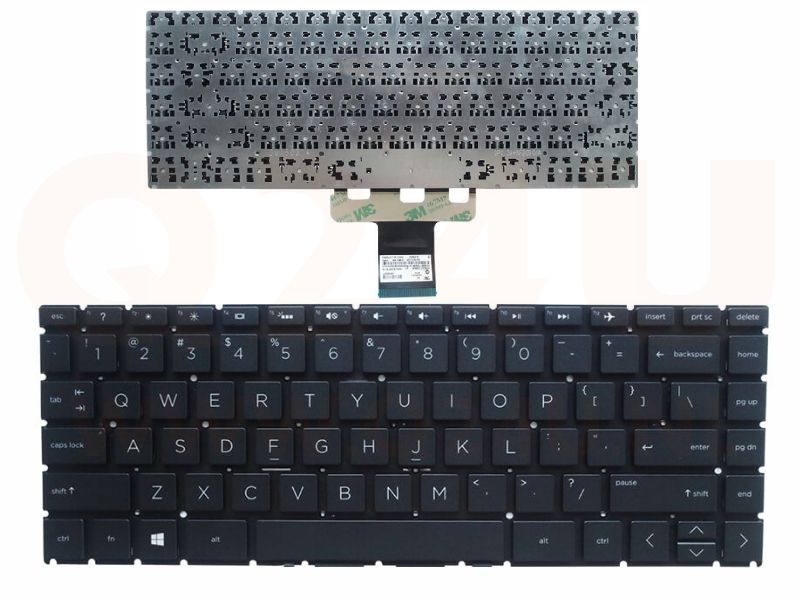 HP Pavilion 14-CE series laptop toetsenbord, US - zwart - zonder licht