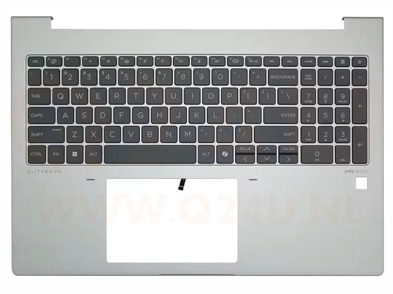 HP EliteBook 860 865 G11 660 G11 665 G11 toetsenbord top case - N97246-001 - licht