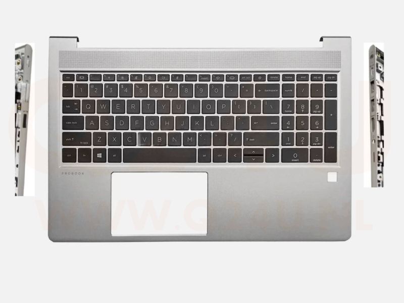 HP Probook 455 G10 US qwerty toetsenbord top case - met licht