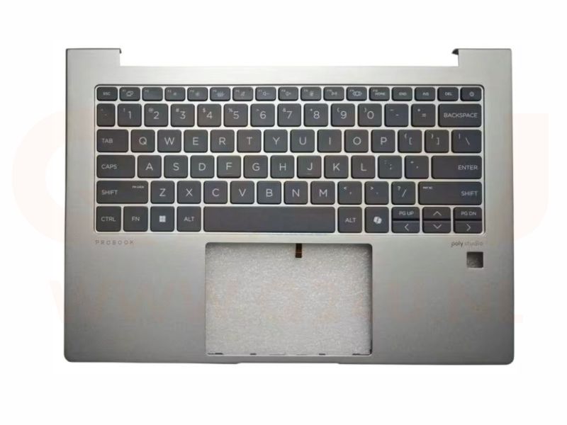 HP Probook 4 G1i 14 440 G11 445 G11 US qwerty toetsenbord top case - licht