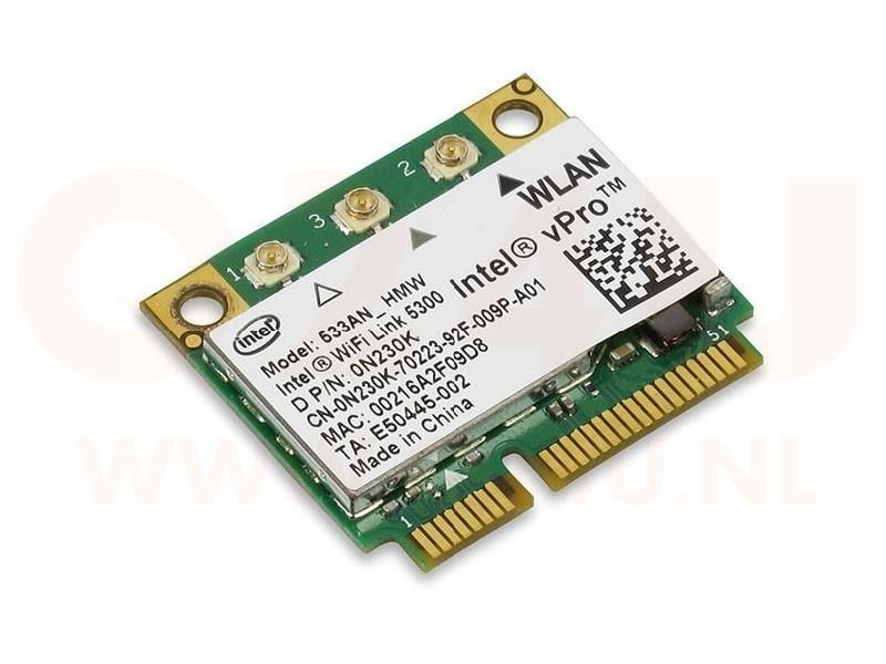 Intel vPro Wifi link 5300, 450 mbps, 533AN_HMW