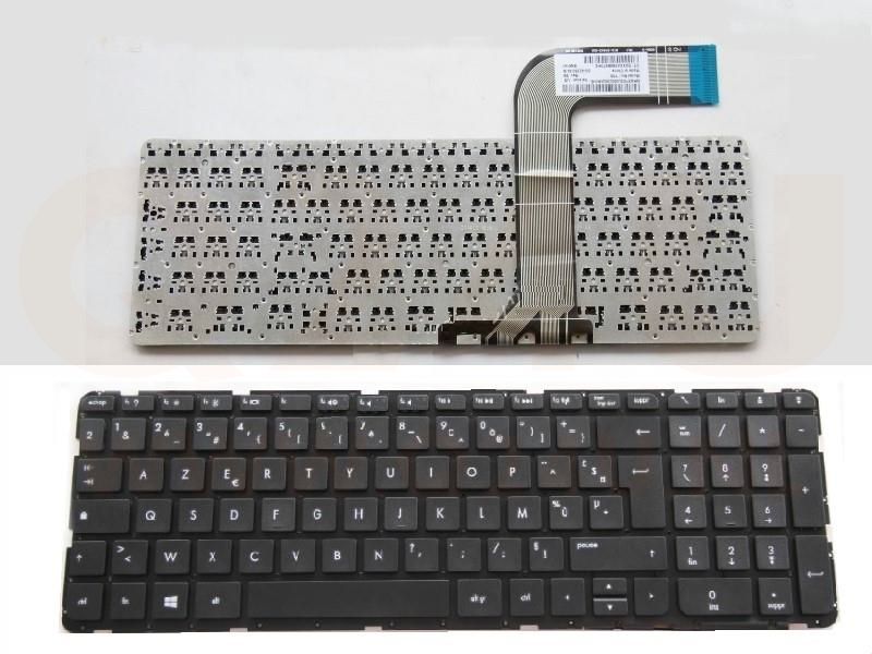 HP Pavilion 15-p series toetsenbord, FR AZERTY - zwart - zonder licht