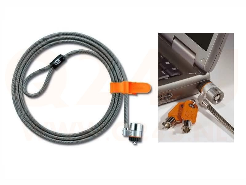 Kensington kabelslot met sleutel en geharde 180 cm kabel