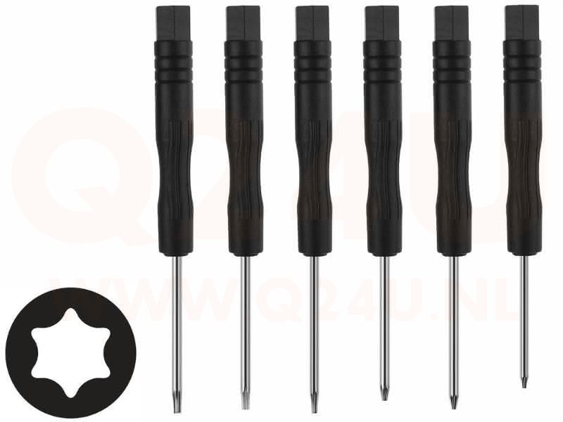 6 Delig Torx T1 T2 T3 T4 T5 T6 schroevendraaierset