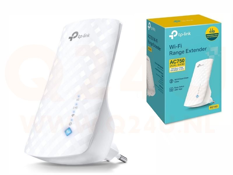 TP-Link RE190 EC750 Wi-Fi range Extender 433 Mbps max