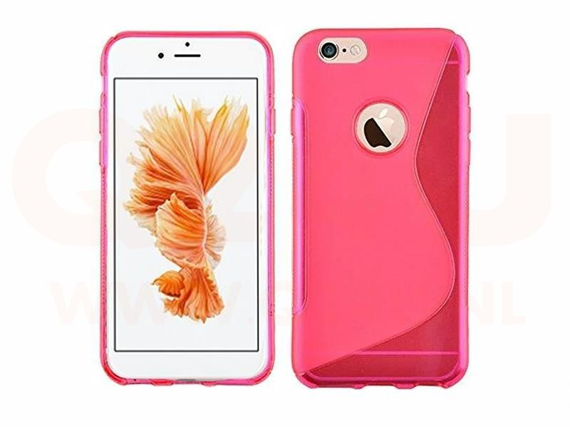 S Line Gel Silicone Case iPhone 7/8 roze