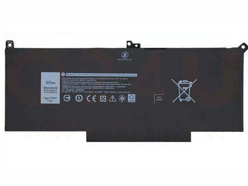 Dell Latitude 7290 7390 7490 accu, 7.6v 7500 mAh - 0F3YGTY